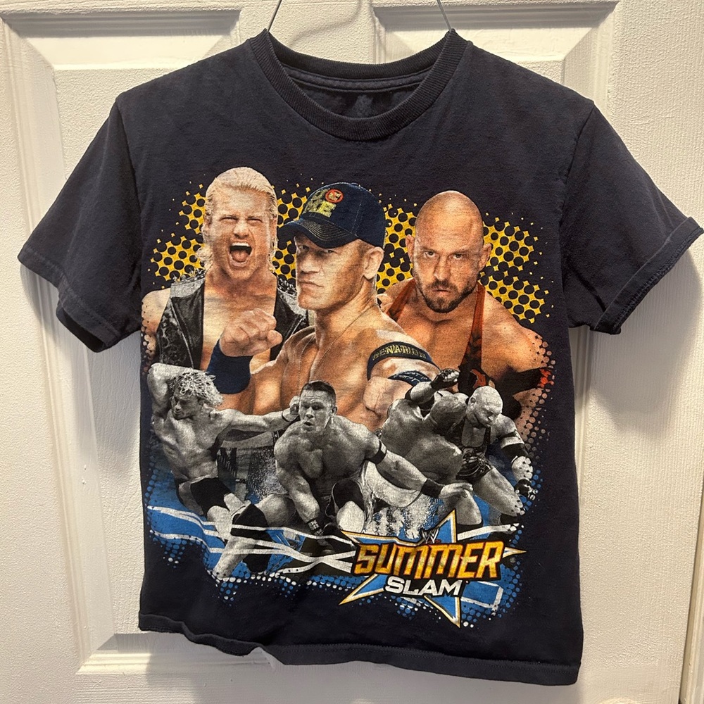 Vintage boys summer slam wrestling shirt 14/16